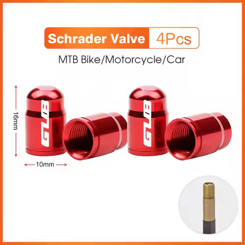 2pcs GUB Aluminum CNC Bicycle Tire Valve Cap MTB Road Bike Tube Tyre Gas Nozzle Cover for AV FV Schrader Presta Valve Dustproof - Image 22