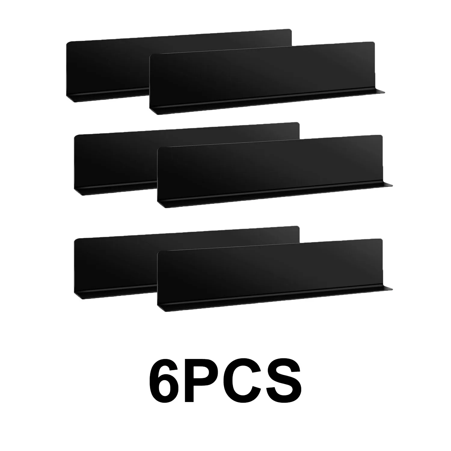 Sofa Gap Stopper, 6PCS Black Under Couch Blocker Adjustable Protector Blocks Pets Toys Simple Installation