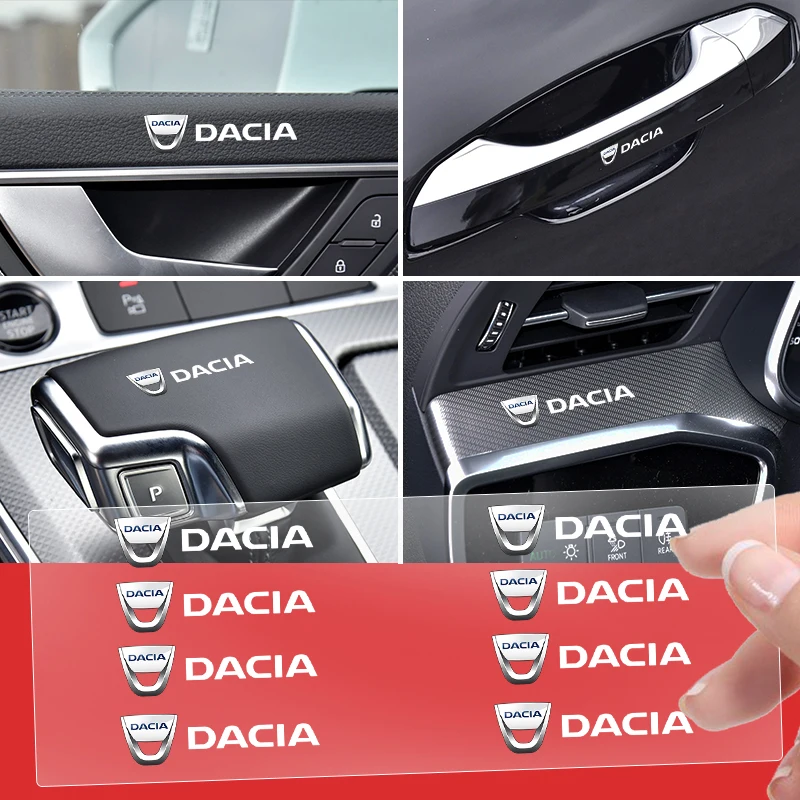 Car Interior Badge Sticker Decoration Auto Accessories FitFor Dacia Sandero Duster Jogger Spring Logan Bigster 1300/1310 Stepway view 6