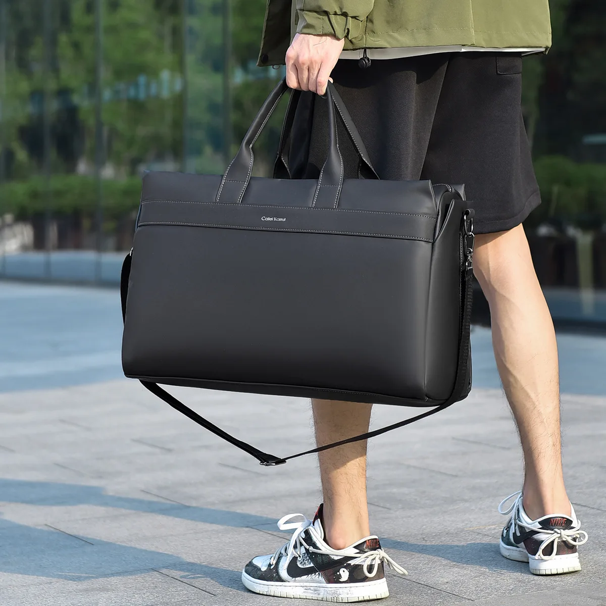 Men's Handbag Large Capacity Commuting Waterproof Shoulder Crossbody Bag New Fashionable And Convenient Crossbody Luggage Bag