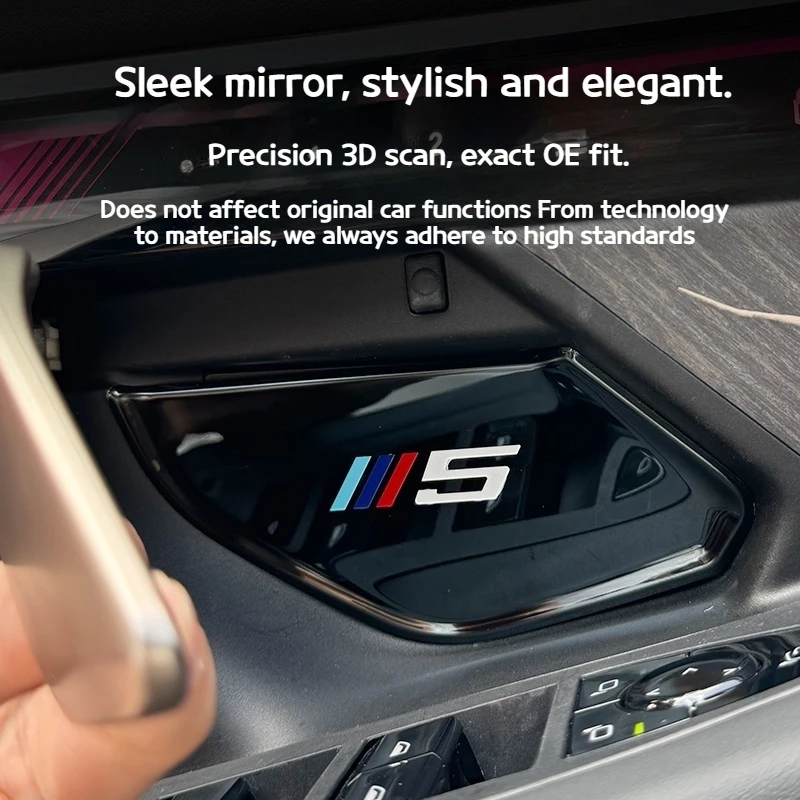 ل BMW X5 X3 3 5 سلسلة i3 i5 G05 G45 G20 G60 2019-2025 مقبض السيارة الداخلي وعاء الباب طبقة رقيقة واقية الملحقات الداخلية