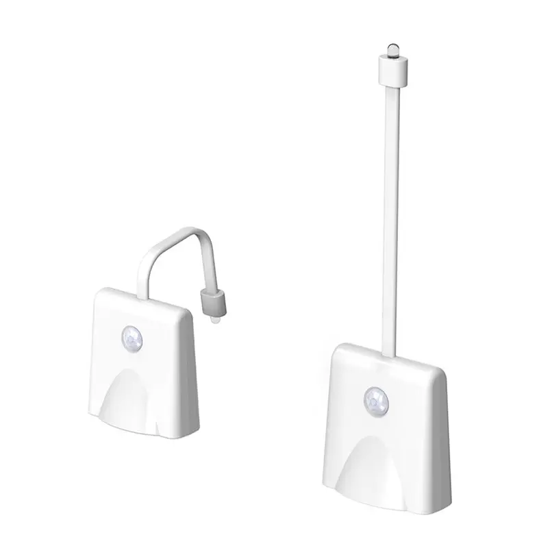 Toilet Induction Light Human Sensing 2Pcs Toilet Night Light Charging Colorful Projection Lamp Bathroom Lighting Decor