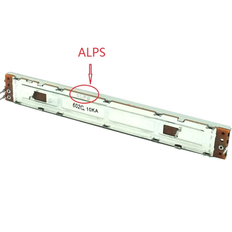 Travel 100 1pcs ALPS 128mm Slide CD Speed potentiometer A10K 12.8cm Soundcraft mixer square handle 12mm