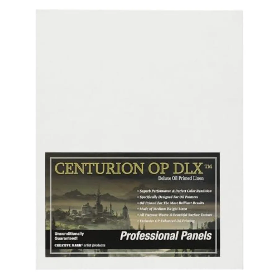 

Deluxe Professional Oil Primed Linen Canvas Panels - - 3 Pack of Linen Canvases for Painting, Artwork and More