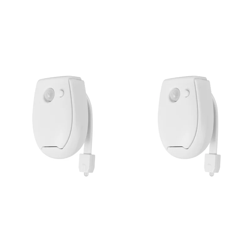 【Venda relâmpago】2x sensor assento do vaso sanitário luz noturna luz de fundo à prova dwaterproof água para vaso sanitário lâmpada led wc luz