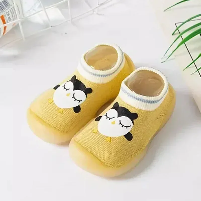 صنادل جوارب أرضية قابلة للتنفس للأطفال ، أحذية مشي للأطفال ، نعال ناعمة للأطفال ، داخلية ، تتراوح أعمارهم بين 0-1 ، 2 ، الخريف ، الربيع ، الصيف