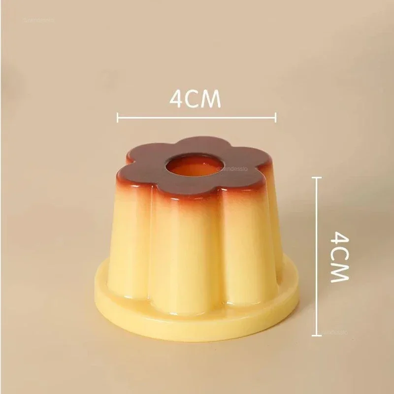 1pc Cute Pen Holder Student Cute Cartoon Creative Desktop Ornament Pudding Jelly Shape Pen Hole Pencil Slot Pencil Storage Stand