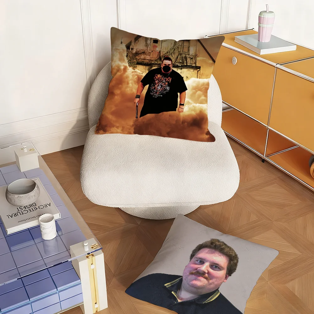 Fun R-Rainer Winkler D-Drachenlord Pillow Case Bedroom Sofa Living Room Backrest Decoration Square Cushion Nap Time