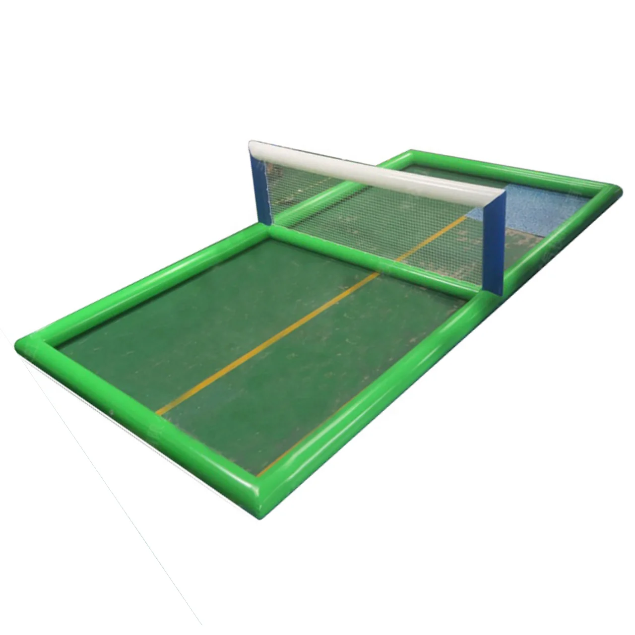 Durable Outdoor Inflatable Volleyball with Goal Water Pool Goal Water Game Inflatable Water Volleyball Field for Events
