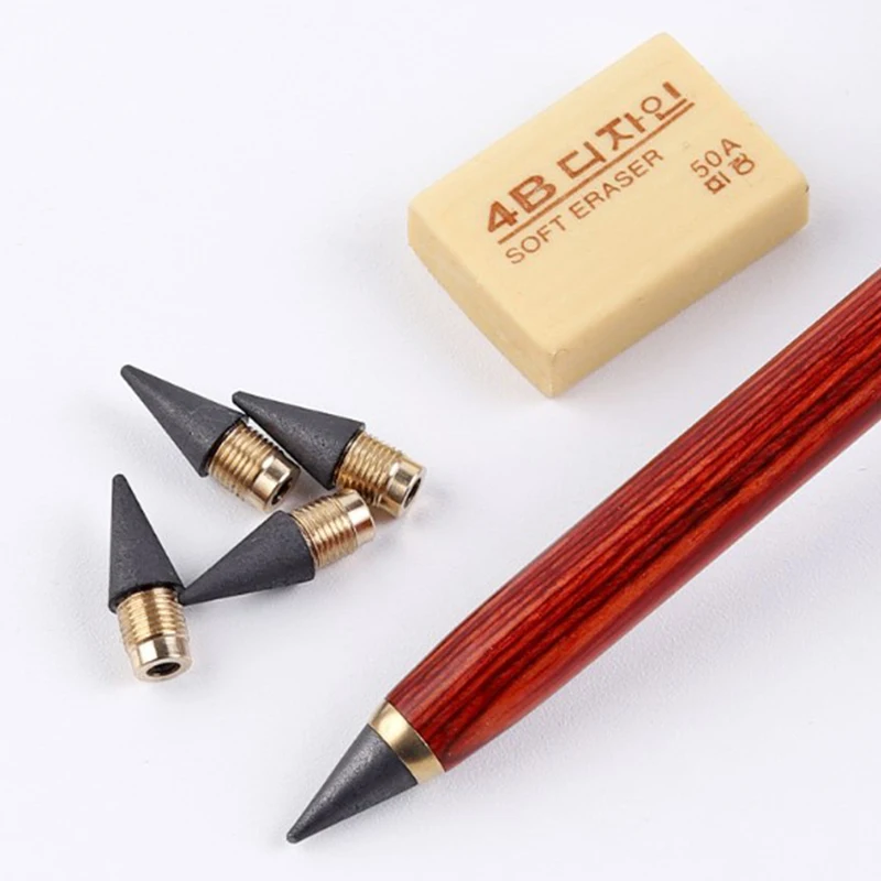 Hb durável lápis perpétuo sem tinta infinita escrita sem tinta caneta papelaria coreano crianças material escolar lápis bonito
