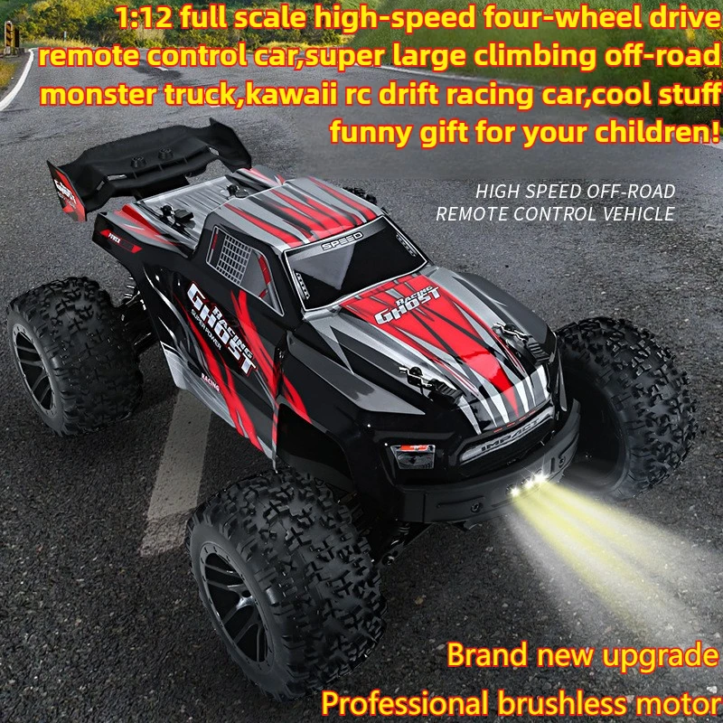 

Cool Stuff Toy Car Funny Gift-1:12 High-speed 4WD Rc Truck,Climb Off-road Bigfoot Rc Cars for Adults,Monster Truck,Toys for Kids