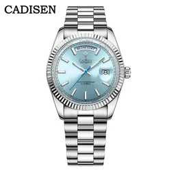 CADISEN 2021 New watch log type men's mechanical watch MIYOTA 8285 Japanese movement sapphire glass waterproof watch