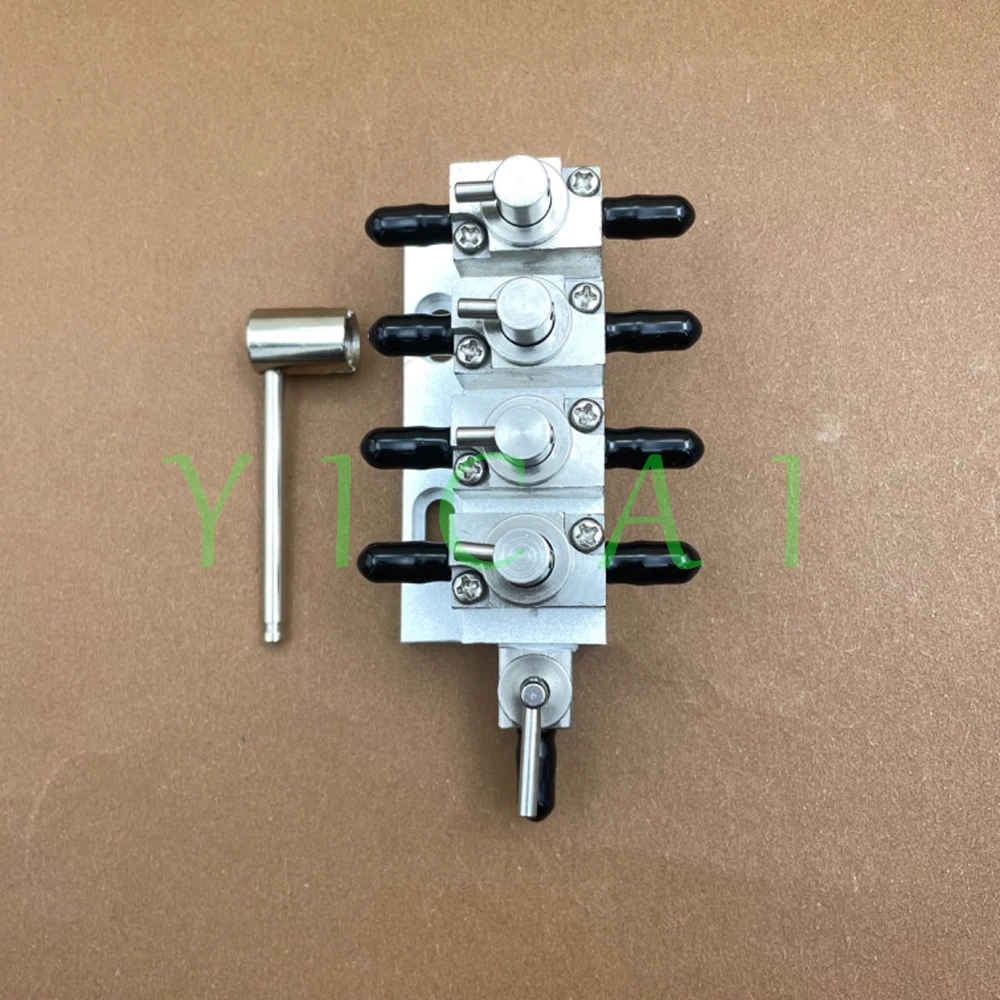 1PC Metal Three Way cleaning valve Device 4 bit 6 bit 8 bit for Flora Infinity Large Format Printer printhead cleaning unit