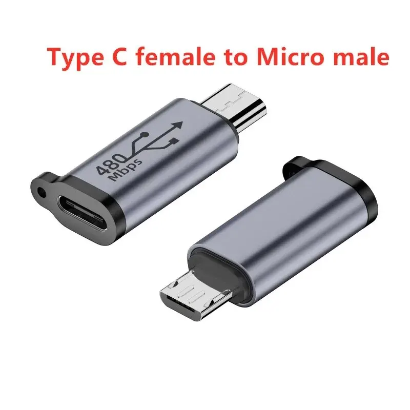 TypeC Female to Mini USB/Type C Female to Micro USB/Micro USB Female to Type C/Micro USB Female to Mini USB Connector Adapter