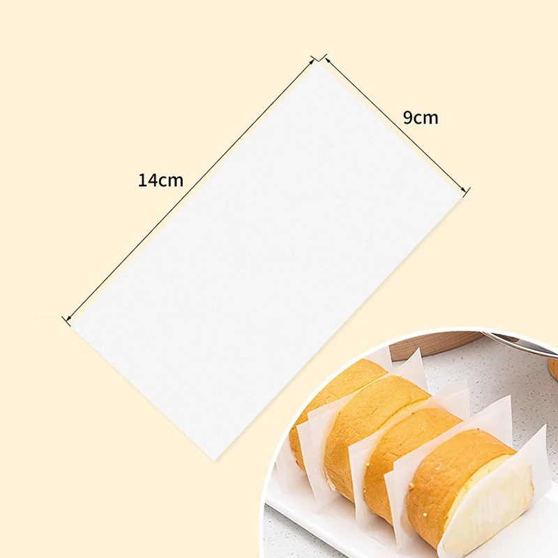 Cake Roll Separation Paper Hand -grabbed Paper Baking Oil Oil -proof Paper Cake Rolls Side Paper Decorative Paper Packaging Box