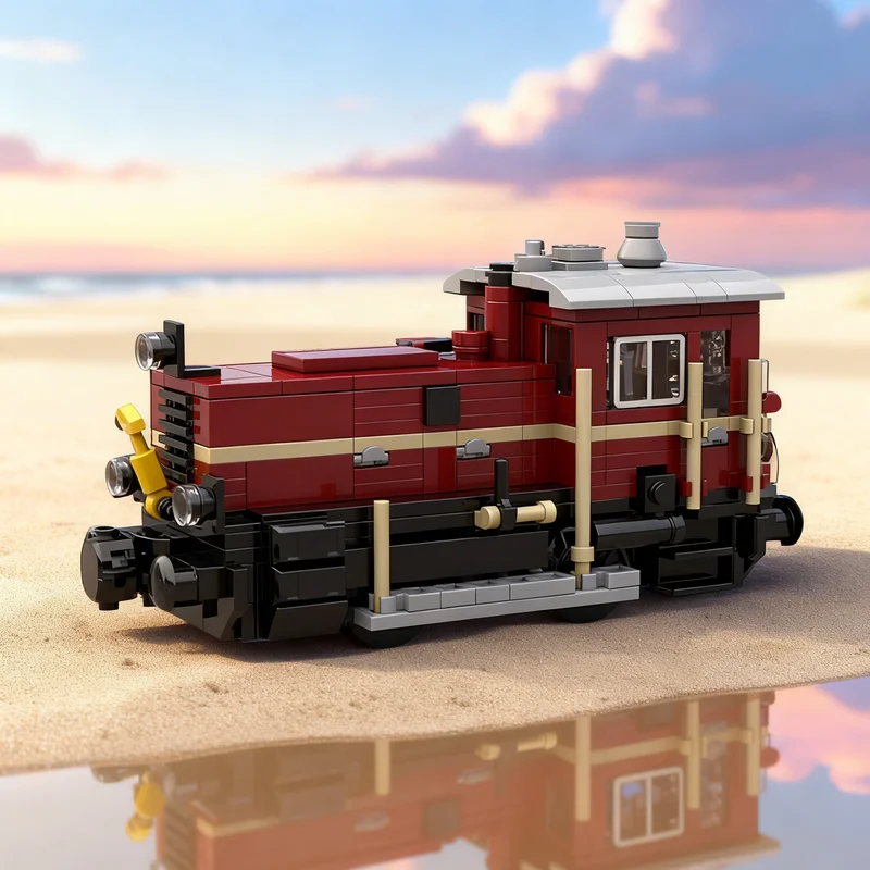 

373pcs MOC Ko F III Shunter Locomotive Train Model Building Blocks Creative DIY Gift Display Decor Assemble Premium Adult Kids