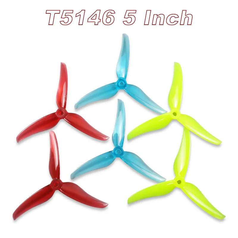 2/4 Pairs T-motor T5146 5146 5 Inch 3-blade Propeller Compatible CW CCW T-motor FPV Propeller for RC FPV Racing Drone