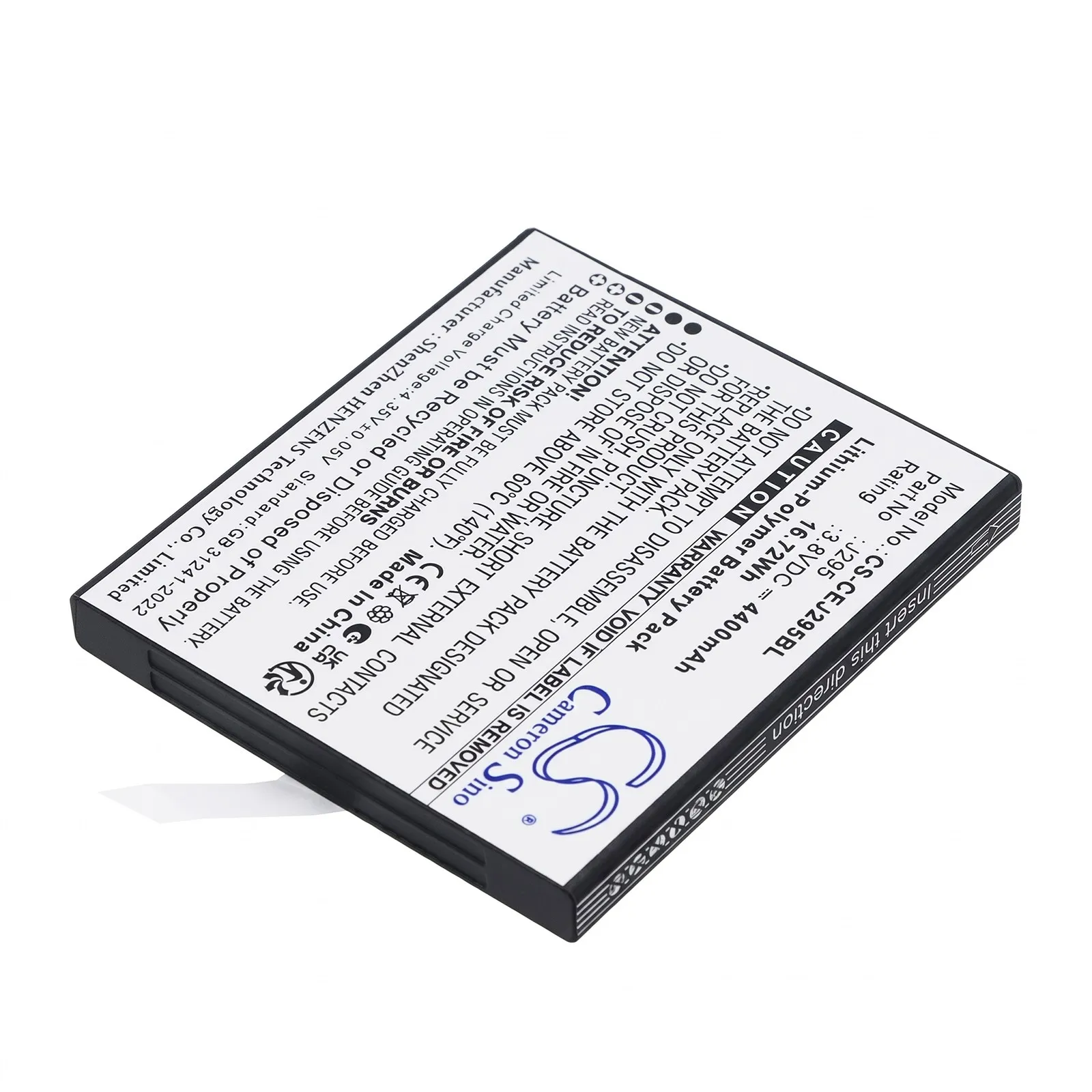 Replacement 3.8V 4400mAh Barcode Scanner Battery PR-0069212 for Capture CA-MTAC-4300-MB Eagle Android Rugged Mobile Terminal