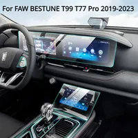 For FAW BESTUNE T99 T77 Pro 2023 PPF Protection film Accessories Interior transparent TPU Navigation Gear Panel Center Console