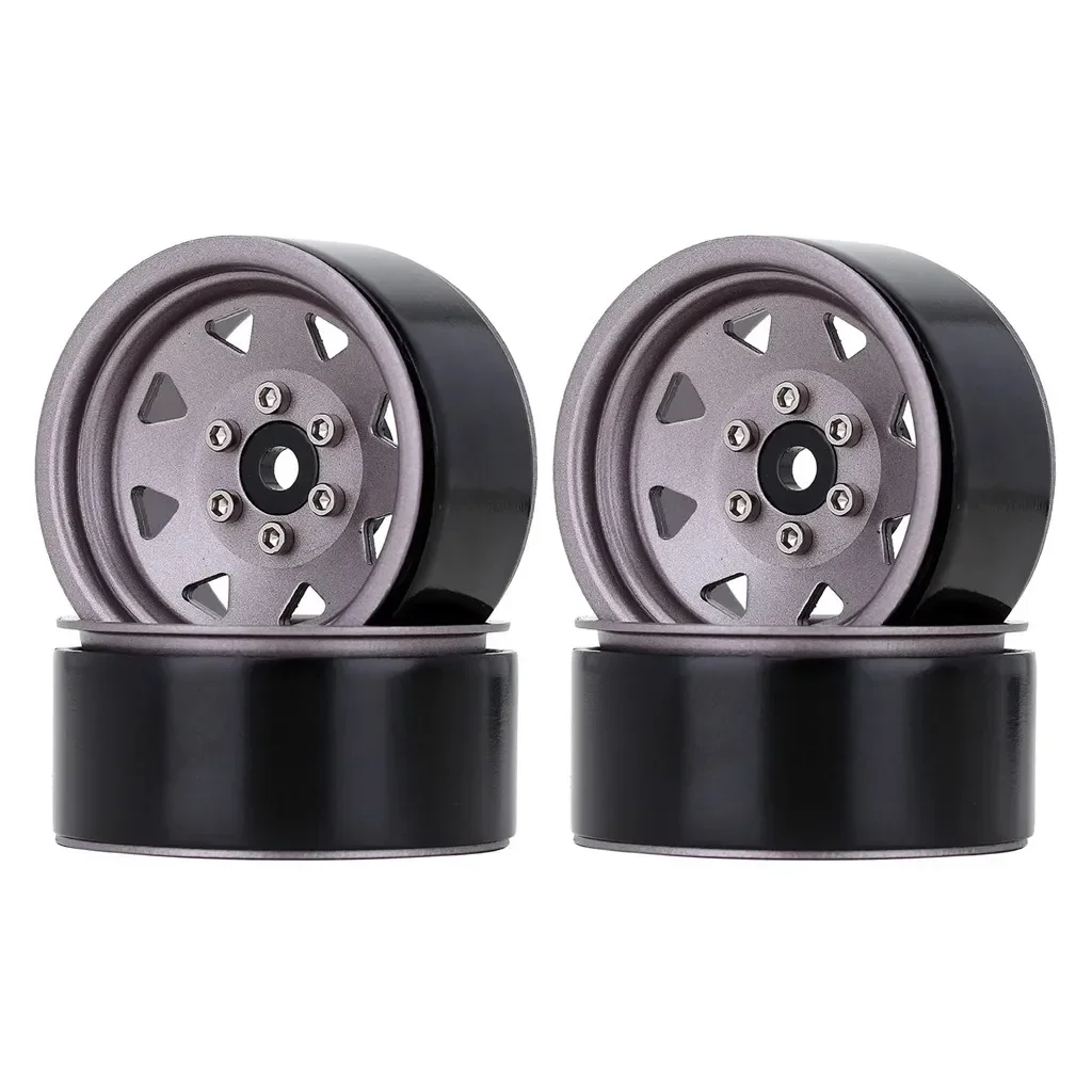 

Metal 1.9" Beadlock Wheel Rims 3 Style for 1/10 RC Crawler Car Axial SCX10 90046 TRX4 Redcat GEN8