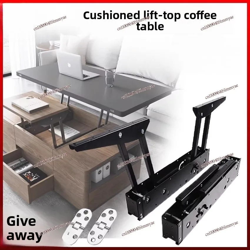 Buffer hydraulic rod lifting coffee table folding table bracket hardware accessories