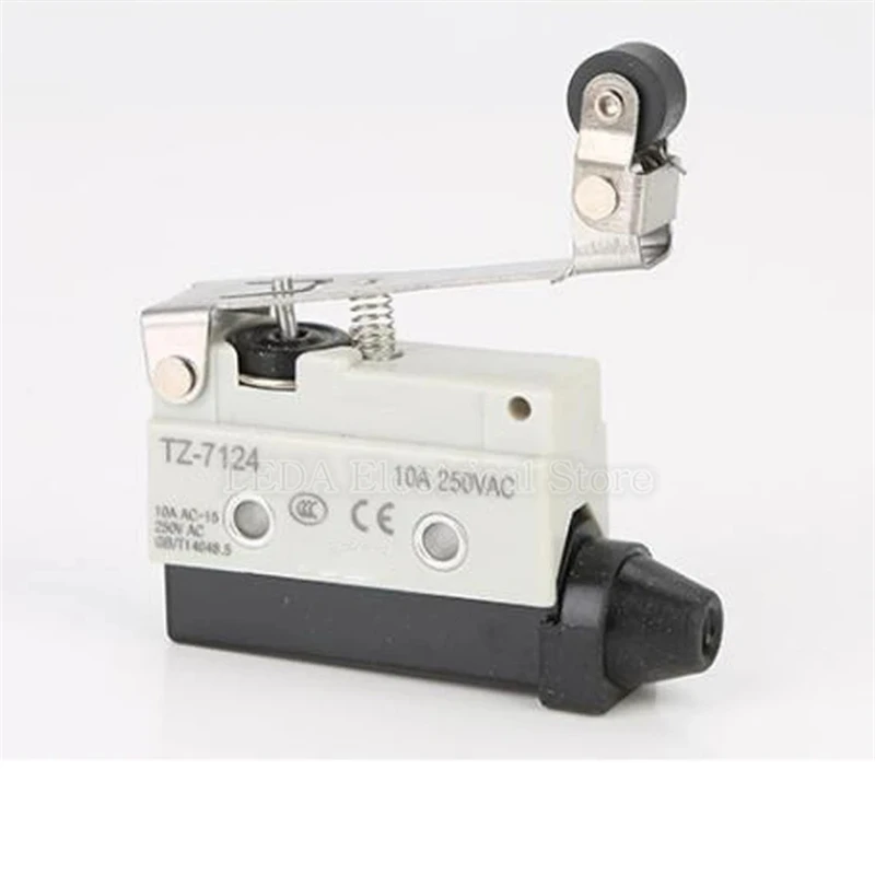 1Pcs AZ-7124/TZ-7124 10A 250V 15A 380V Micro Switch For Small Household Appliances Small Handle Pulley Limit Switch
