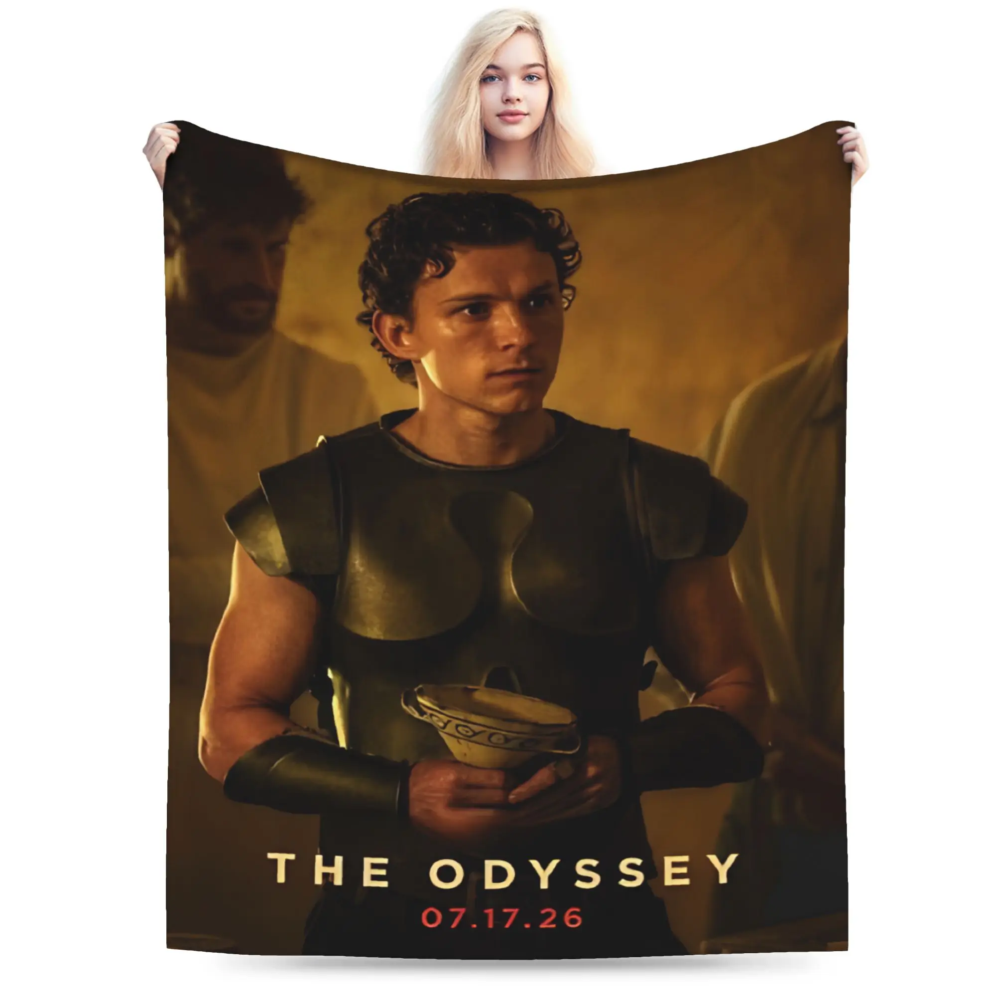 Novelty Design The Odysseys Movie 2026 Blankets Super Soft Fleece  Comfortable Throw Blankets Machine Washable