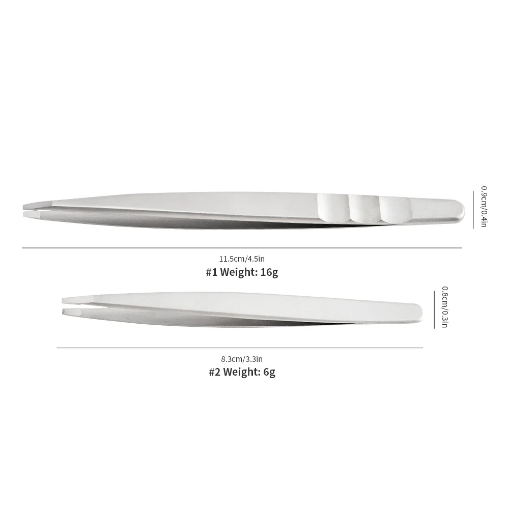 1 قطعة عالية الدقة المهنية الفولاذ المقاوم للصدأ الدقة الحاجب الملقط-شعر دقيق وناتف الرموش الصناعية مع Comfort2027