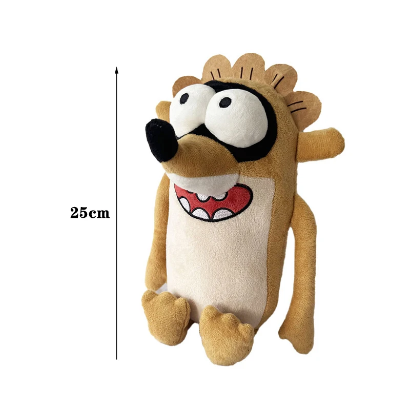 Funny Animal Brown Raccoon Lovely Anime Game Movie Regular Work Show Peripherals Character Plush Toys Cute Plushie Stuffed Doll