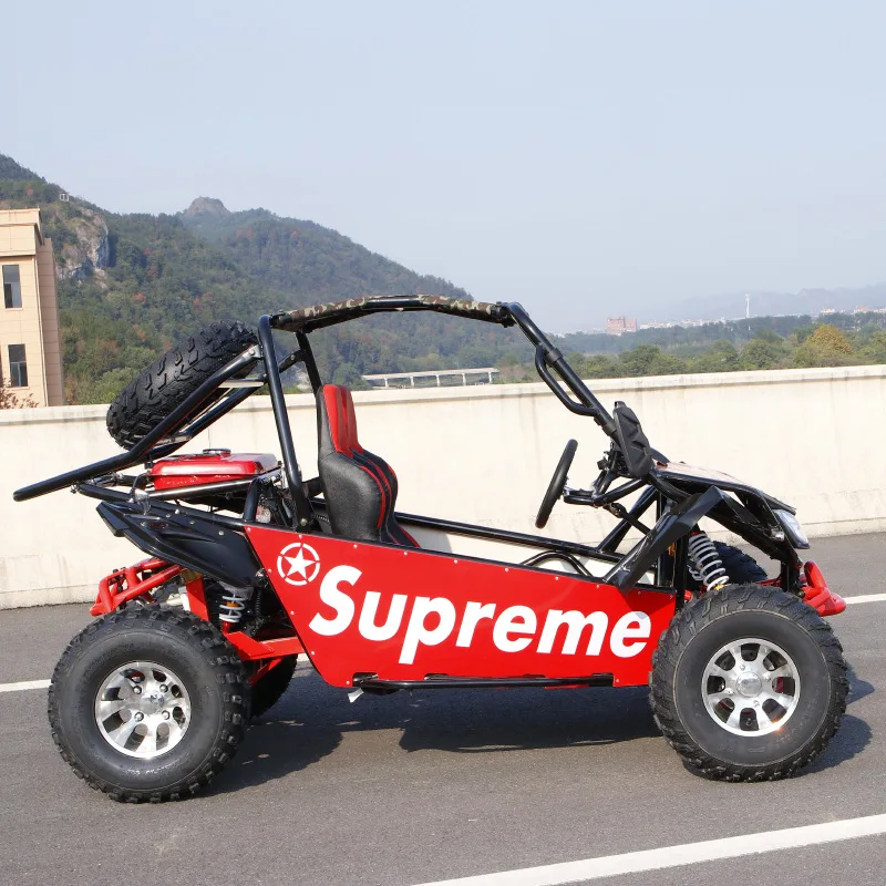 Go Kart  Four-wheel Off-road Motorcycle Steering Wheel Beach Car All Terrain Vehicle Mountain Bike Utv Directly Supplied