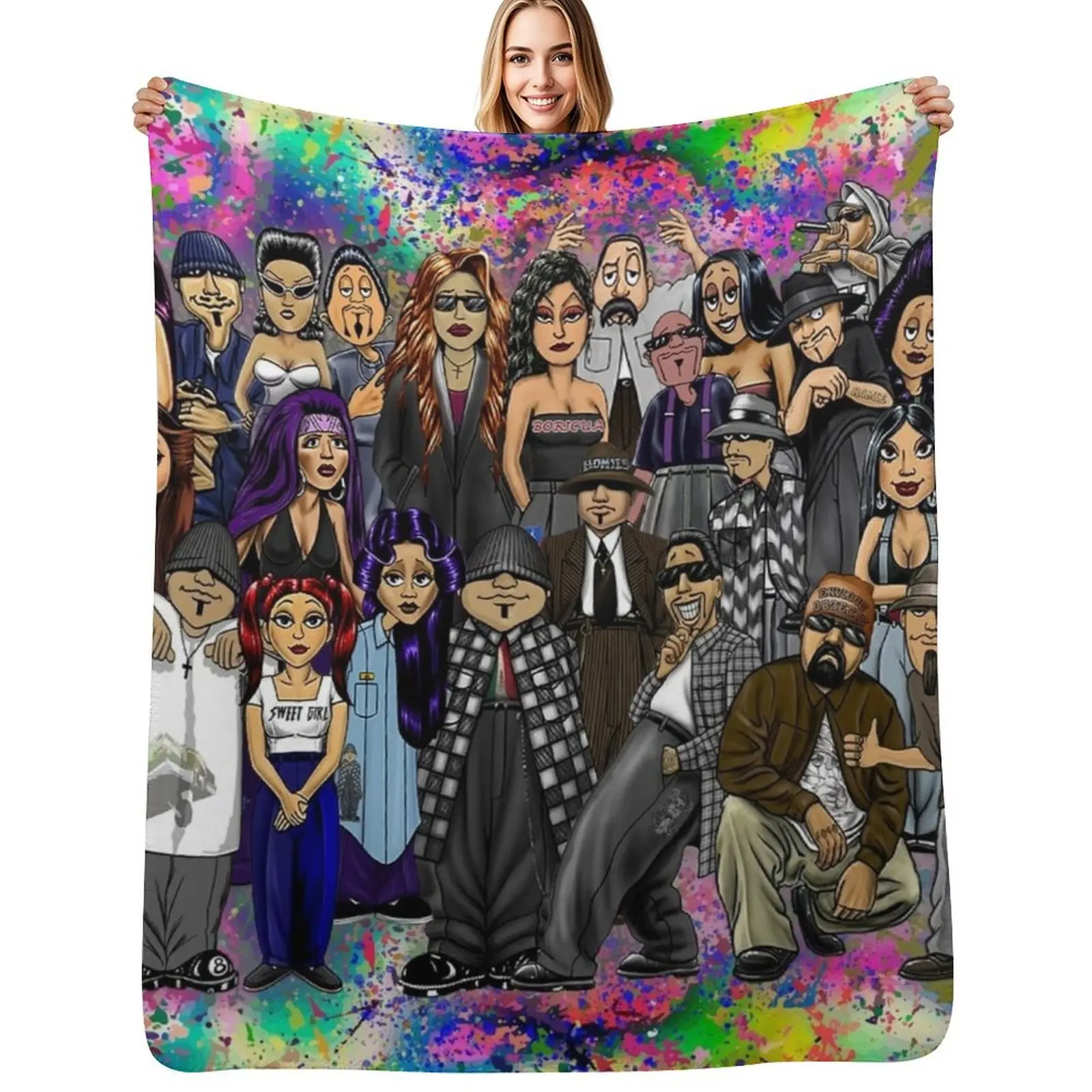 Lil Homies Throw Blanket Flannel Fleece Soft Warm Throw Blanket