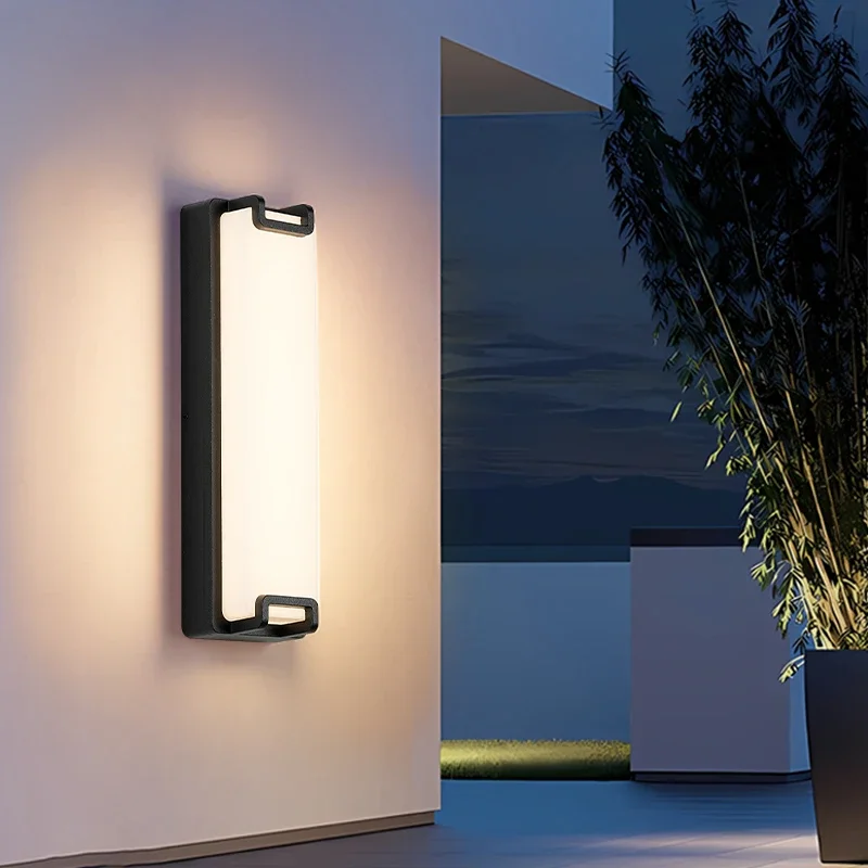 Outdoor wall lamp, courtyard exterior wall, outdoor balcony, terrace lighting, pillar lamp at the entrance of the villa