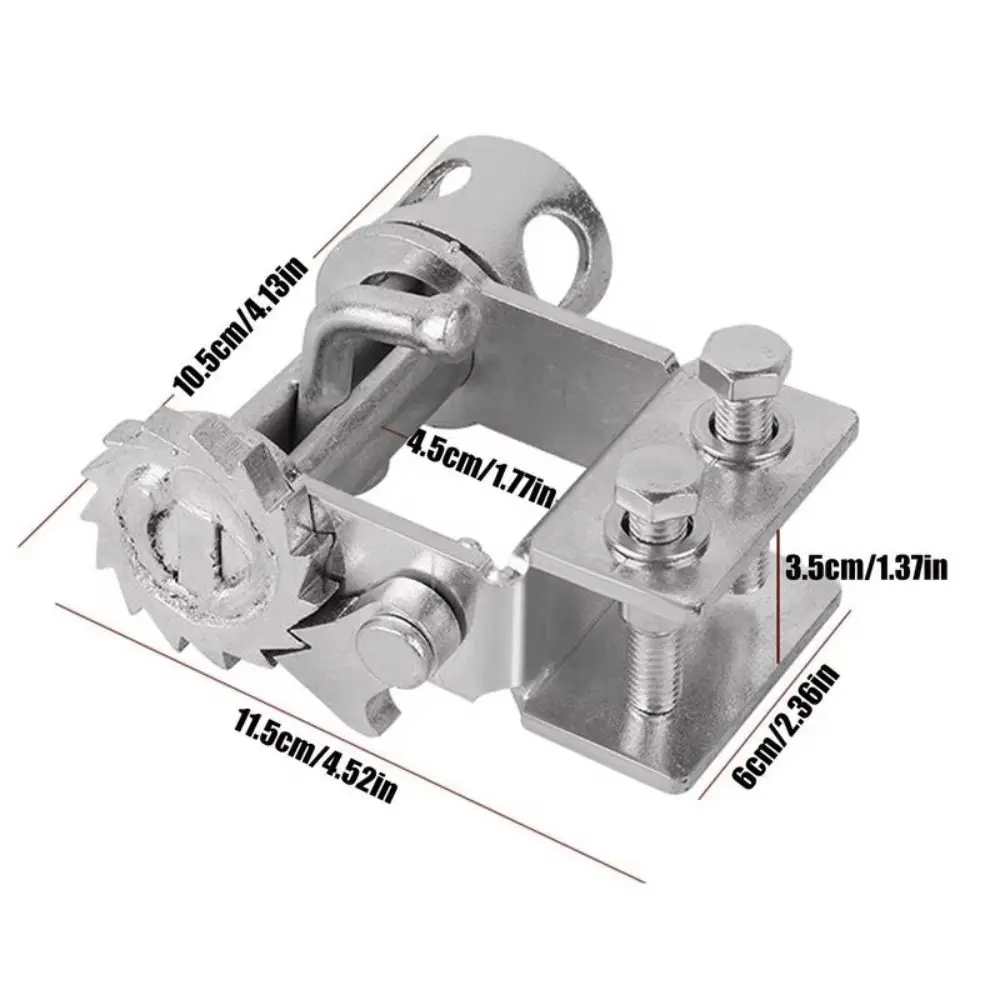 Compact Sliding Winch Steel Weld-Free Truck Welding Rope Tensioner Corrosion-resistant Car Cargo Handling Stake Pocket Winch