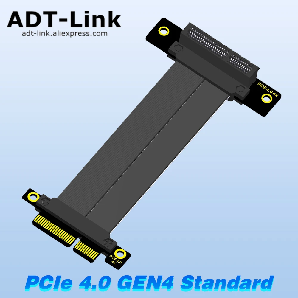 

2024 Новый Удлинительный кабель PCI-E 4,0 4X от 4X до 8X 16X NIC SSD карта расширения жесткого диска, высокоскоростная передача, настраиваемая