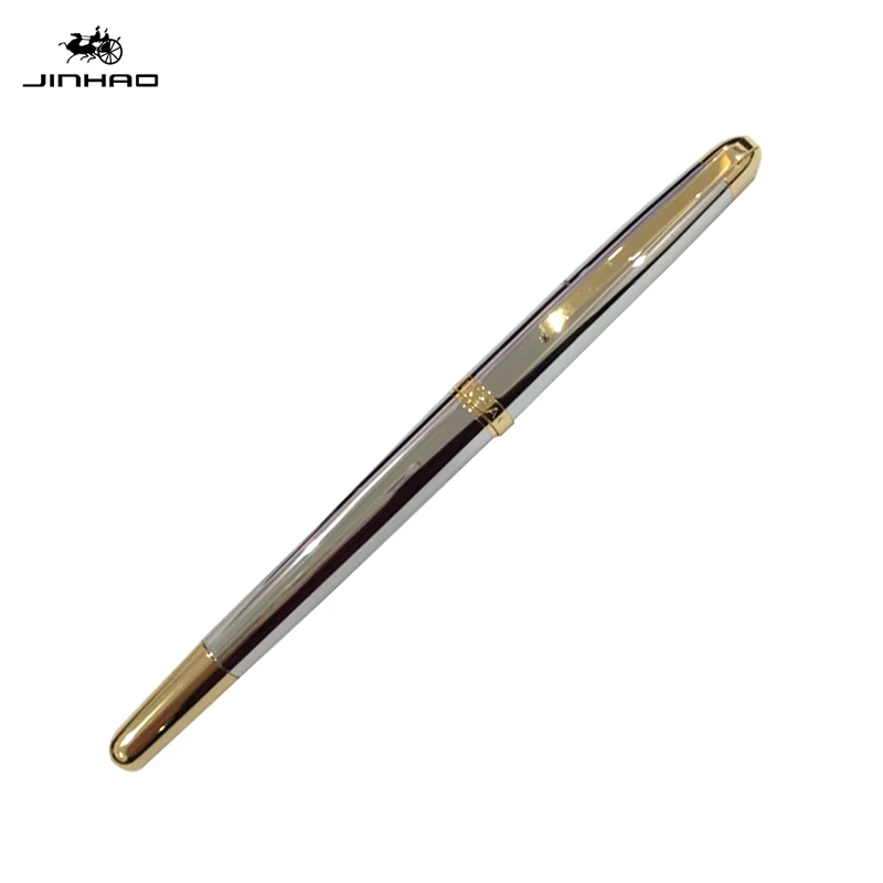 JINHAO 606 Penna a sfera Nera 0,5 mm Ricarica Colori blu con clip in oro Scrittura liscia di lusso Penna regalo per ufficio Cancelleria per studenti