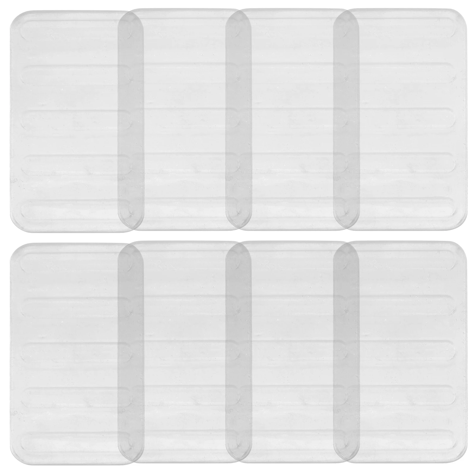 8 قطعة التسوية للأثاث البلاستيك أسافين الجدول المرحاض استقرار خزانة شفافة التسوية دريوال تكويم الجدول أسافين #5