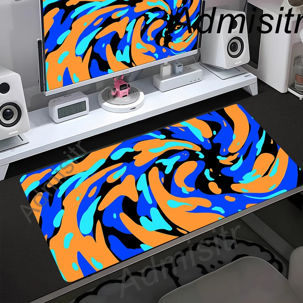 Computer Mouse Pad Strata Liquid Gaming PC Desk Mat Fast Delivery accessory Non-slip soft XXL size Mousepad Large 900x400 Mats view 2