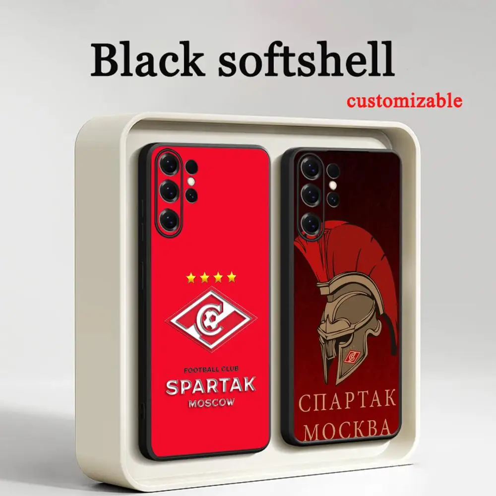 FC Spartak Moscow club ins design  Phone Case For Samsung Galaxy S26 S25 S24 S23 S22 S21 Plus Ultra Fold A Soft Black