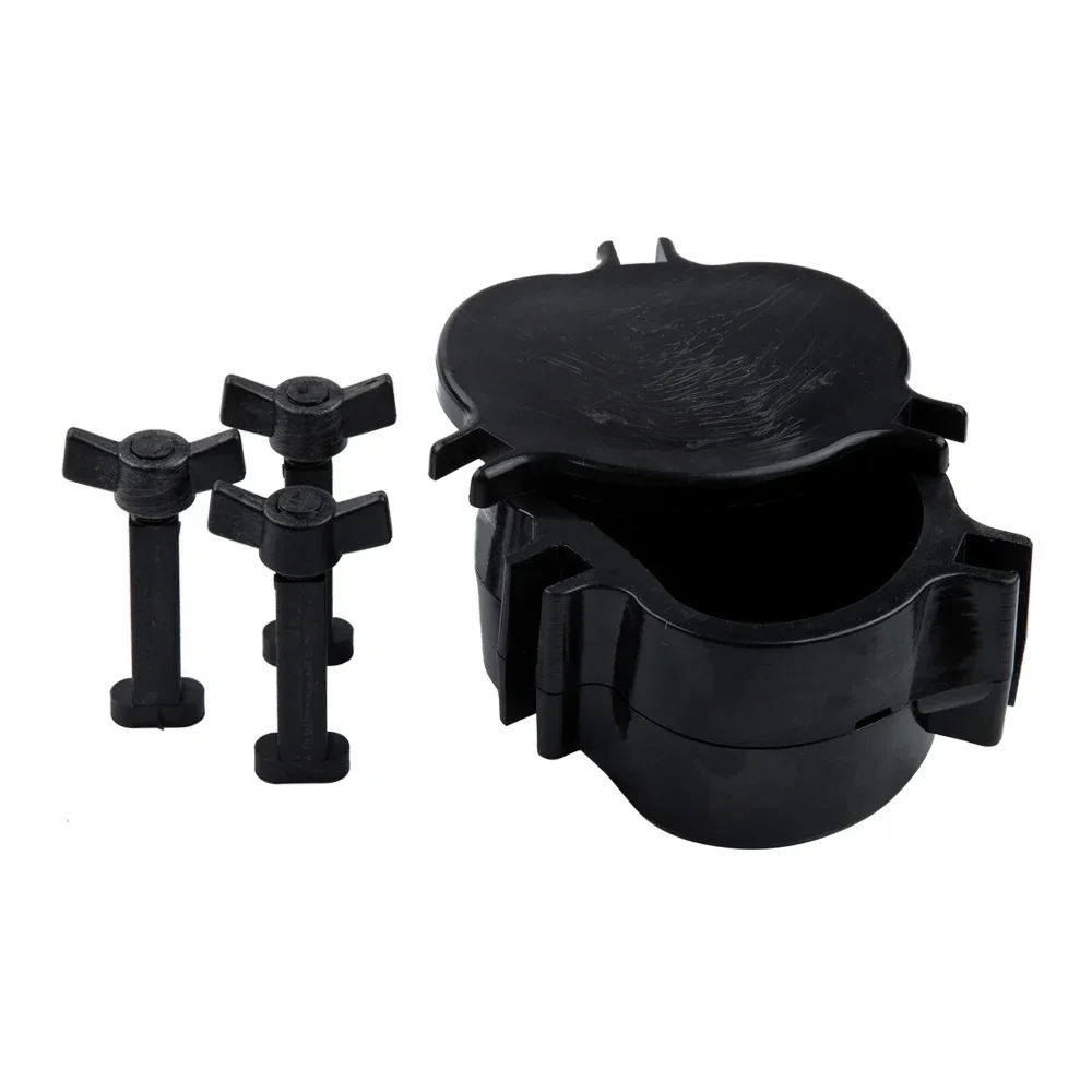 Professional Lab Polycarbon Denture Micro-wave Oven Flask Black Plastic Press Compress Compressor Lab Equipment