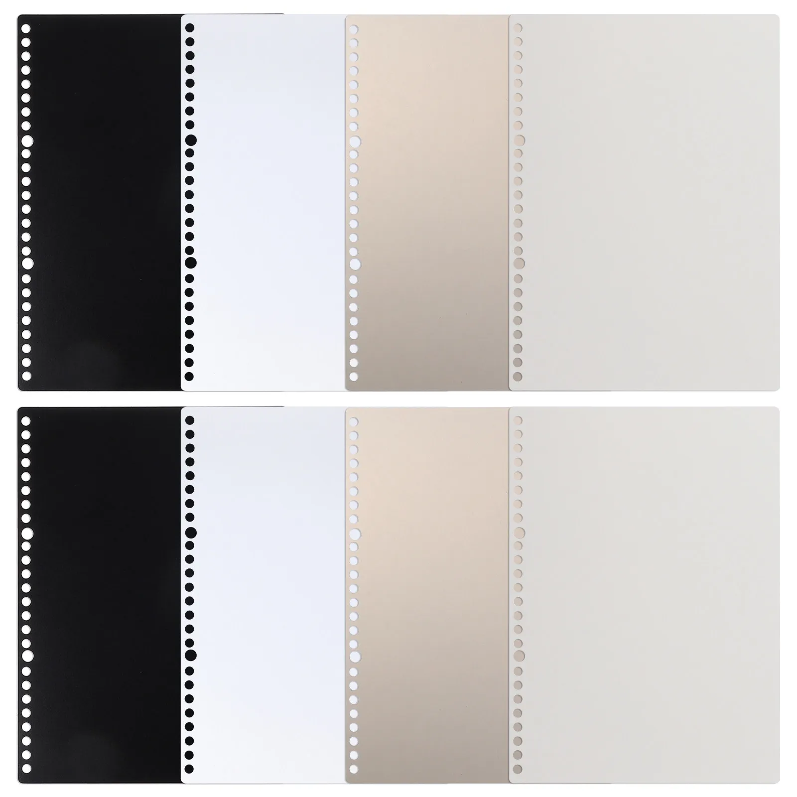 

8 плотных премиум-разделителей для папок с кольцевым механизмом, цветные, для изучения Библии, школьных заметок, организации хранения, бумажные разделители для папок-органайзеров