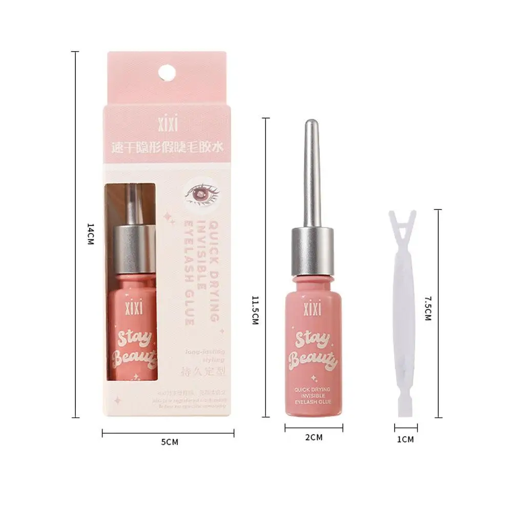 Pegamento para pestañas fuerte, resistente al agua, secado rápido, extensión de pestañas postizas, maquillaje de belleza, herramientas de maquillaje de pestañas de larga duración, 12ml