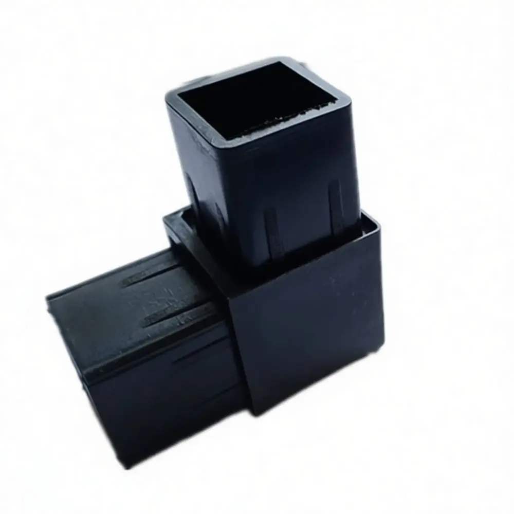 Plastic Square Tube Corner Joint Fitting Versatile Connector For DIY Furniture Frame Building Pipe Support
