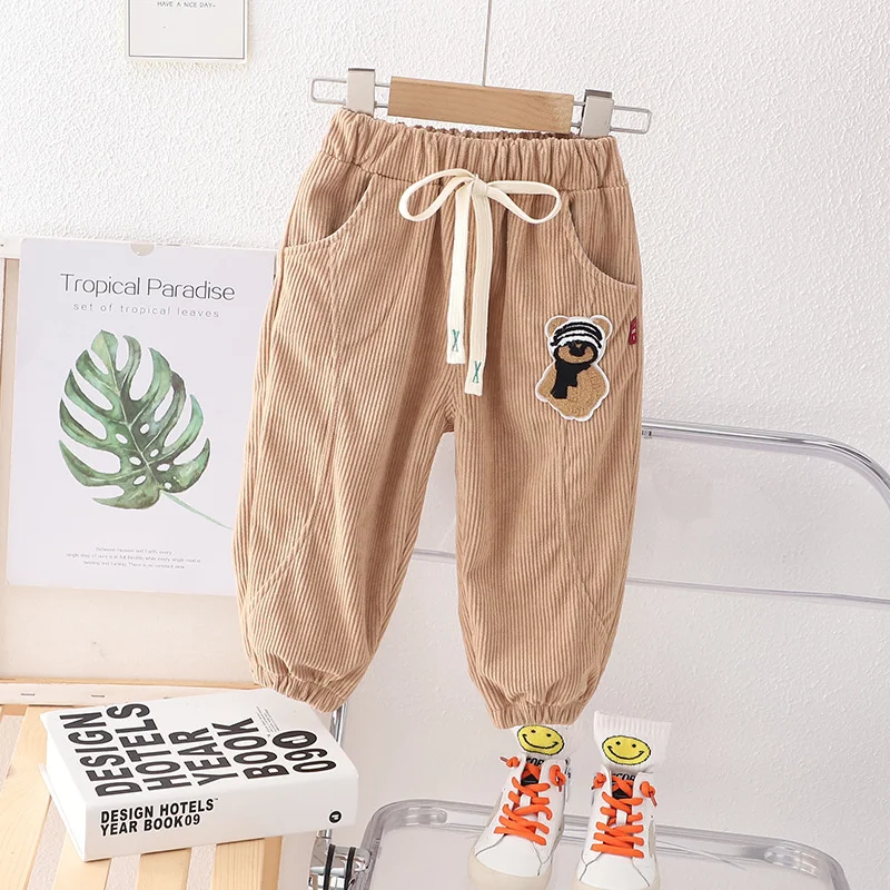 New Spring Autumn Baby Girls Clothes Children Boys Fashion Pants Toddler Casual Cotton Costume Kids Trousers Infant Sportswear