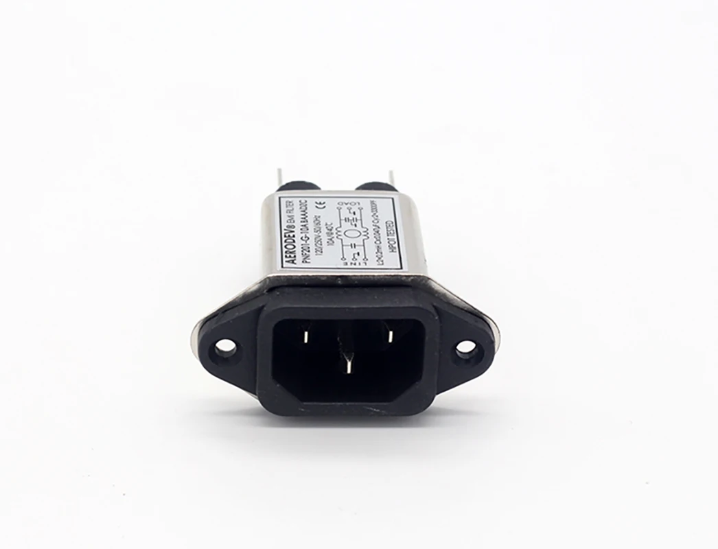 [AERODEV] EMI Power Filter Socket Type 120/250V Power Purifier Anti-Interference [PNF201-G-3/6/10A]