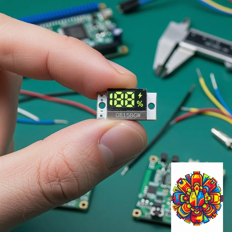 Innovative Mini Battery Level Indicator for 1-4S Lithium Batteries with User-Friendly Smart Button Feature