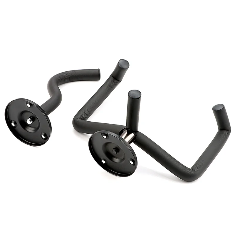 

A51Q-Set Of 2 Robust Guitar Wall Hanger Hooks For Acoustic & Electric Guitar Mounting