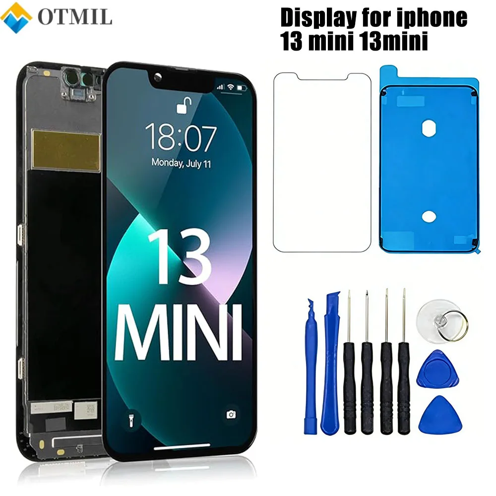 OLED InCell Screen For iPhone 13 Mini LCD Display Touch Screen Digitizer Assembly Replacement for iPhone 13mini LCD Repair Parts