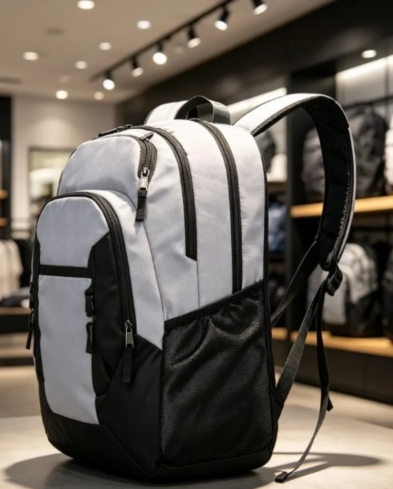 Large capacity backpack for students men women, travel American style gym fitness sports basketball bag with durable material.