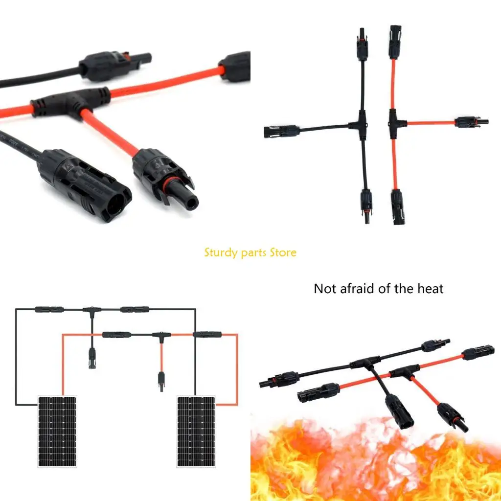 

97QC Солнечные панели Стиль Кабельная связь 30А Электропроводность 1000 В Изоляция 6 мм² Разъемы Фотоэлектрические разветвители