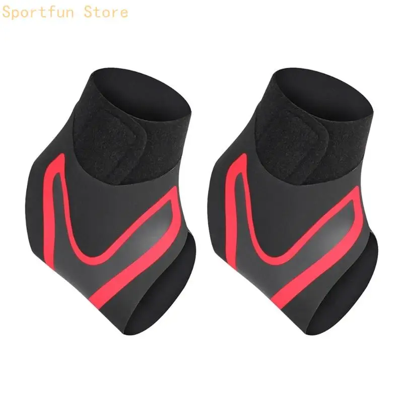 Sports Ankle Sleeve Adjustable Ankle Wrap Brace for Workouts Injury Prevention X7JD